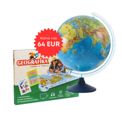 Reljefinis gaublys + Geografika