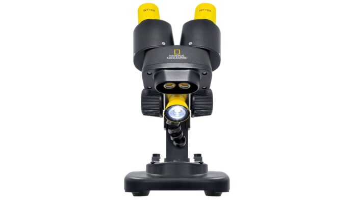 Stereo binokuliarinis mikroskopas 20x su LED apšvietimu - Image 13