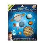 Šviečiantis tamsoje lipdukas Saulės sistema 3D
