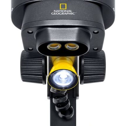 Stereo binokuliarinis mikroskopas 20x su LED apšvietimu