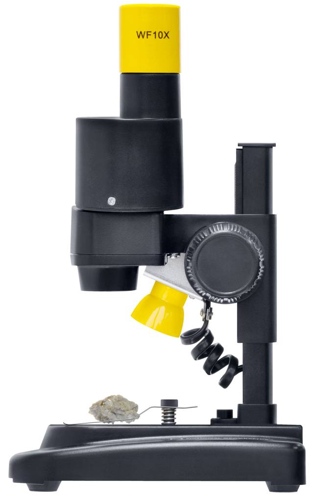 Stereo binokuliarinis mikroskopas 20x su LED apšvietimu