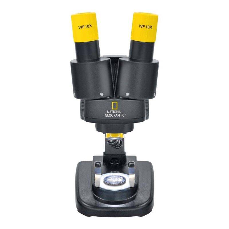 Stereo binokuliarinis mikroskopas 20x su LED apšvietimu - Image 4