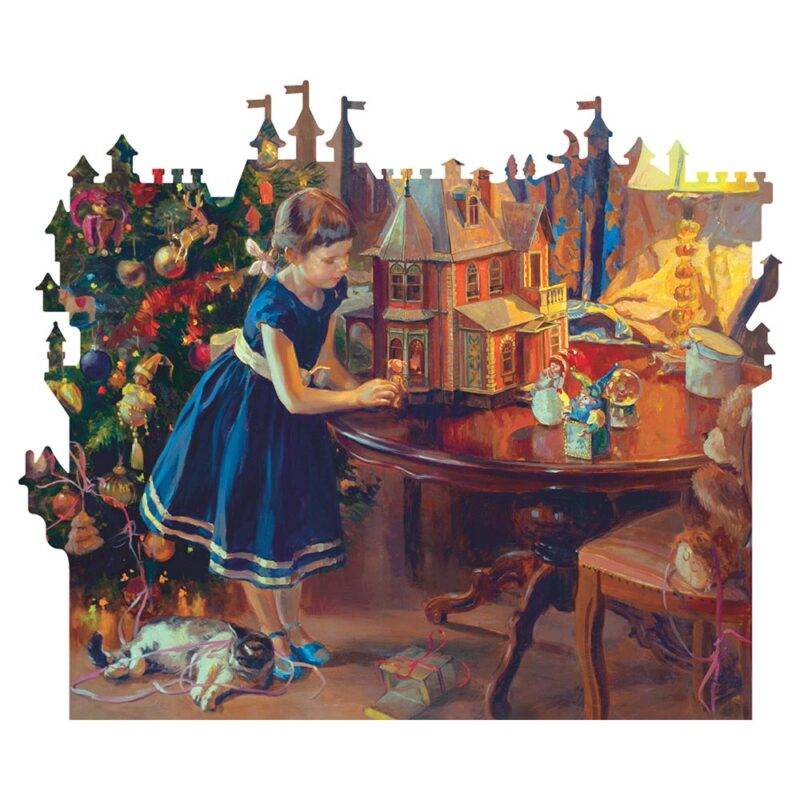 Medinė dėlionė "Lėlių namai" - Image 3