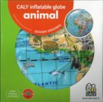 Kamuolys-žaidimas 42cm "Gyvūnai" su lipdukais - Image 2