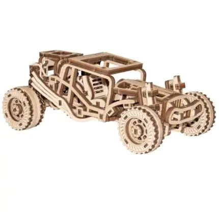 Medinė dėlionė 3D Bolidas 137 detalės. Nereikia klijų