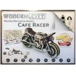Medinė dėlionė 3D Motociklas Cafe Racer
