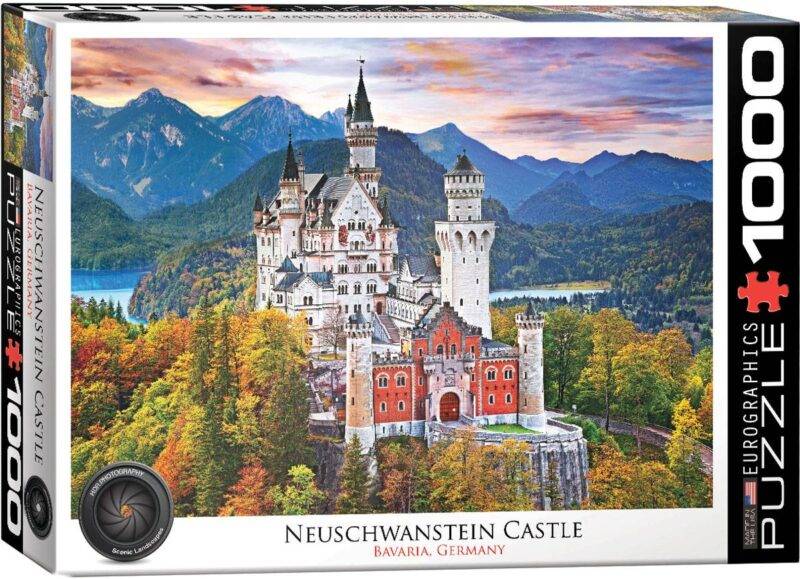 Dėlionė Neuschwanstein pilis (Noišvanšteinas) rudenį 1000 - Image 4