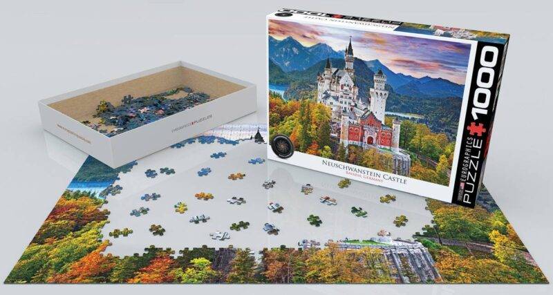 Dėlionė Neuschwanstein pilis (Noišvanšteinas) rudenį 1000 - Image 2