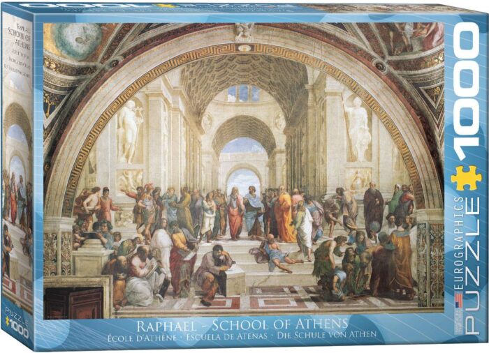 Dėlionė Atėnų mokykla. Raffaello Sanzio, Raphael 1000 detalių - Image 4