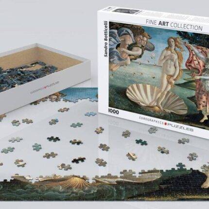 Dėlionė Veneros gimimas Sandro Botticelli 1000