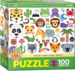 Dėlionė Laukiniai gyvūnai Emoji-puzzle 100d. - Image 4
