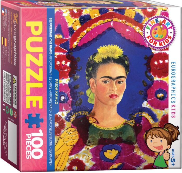 Dėlionė "Frida. Portretas su paukščiais" 100d. - Image 2