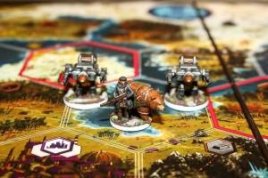 Stalo žaidimas Scythe 1-5 žaidėjai