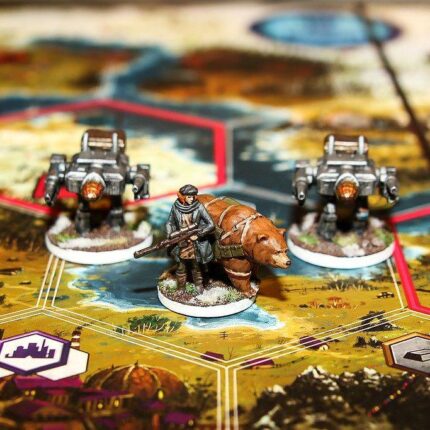 Stalo žaidimas Scythe 1-5 žaidėjai