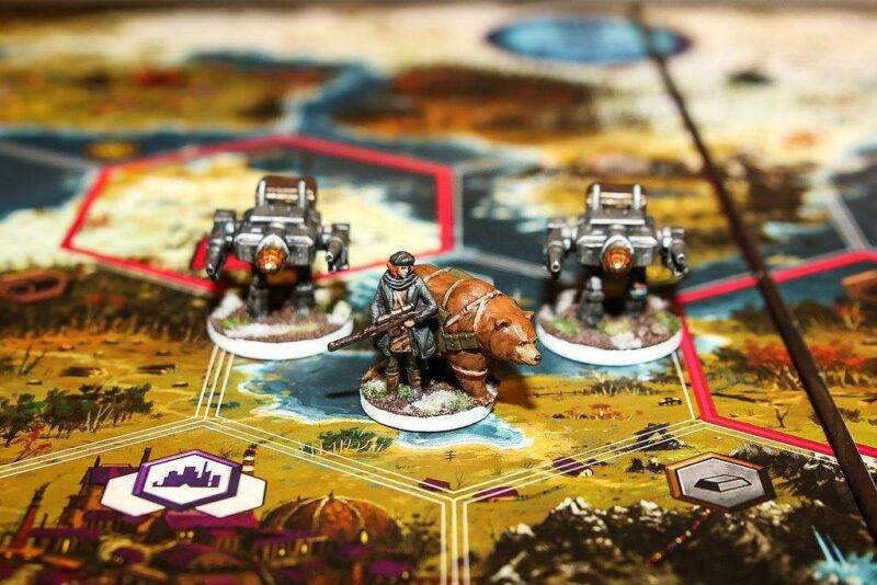 Stalo žaidimas Scythe 1-5 žaidėjai
