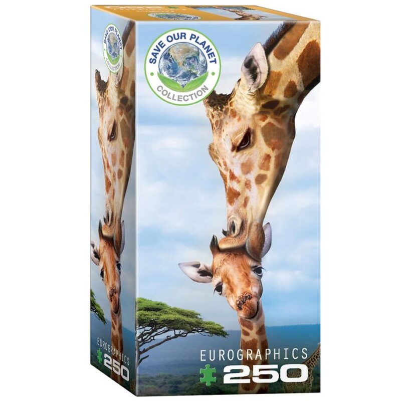 628136092944 Dėlionė Saugokime planetą Žirafos 250 detalių