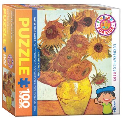 Dėlionė Dvylika saulėgražų Vincent van Gogh 100 detalių