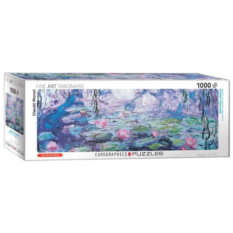Dėlionė Vandens lelijos. Claude Monet. Panoraminė 1000d.
