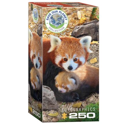 Dėlionė Saugokime planetą Raudonoji panda 250 detalių