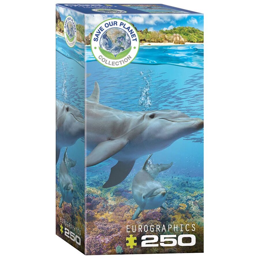 628136555609 Dėlionė Saugokime planetą Delfinai 250 detalių