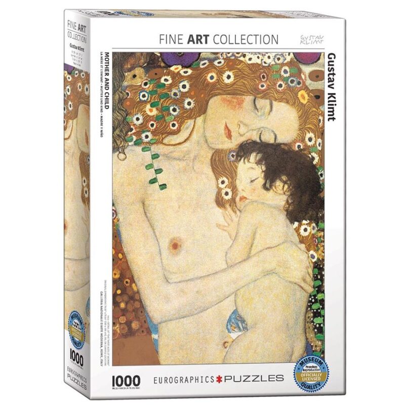 628136627764 Dėlionė Motina ir vaikas Gustav Klimt. 1000 detalių