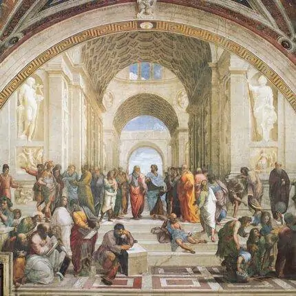 Dėlionė Atėnų mokykla. Raffaello Sanzio, Raphael 1000 detalių