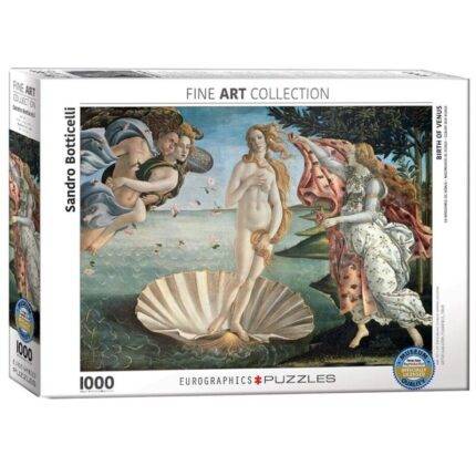 Dėlionė Veneros gimimas Sandro Botticelli 1000