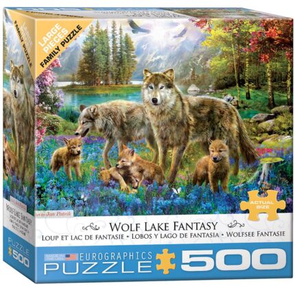 Dėlionė Vilkų ežero fantazija 500 detalių
