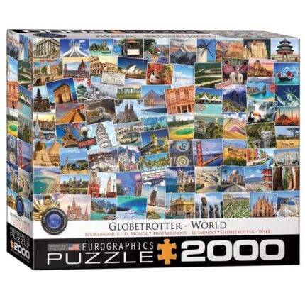 Dėlionė Globetrotter pasaulis 2000