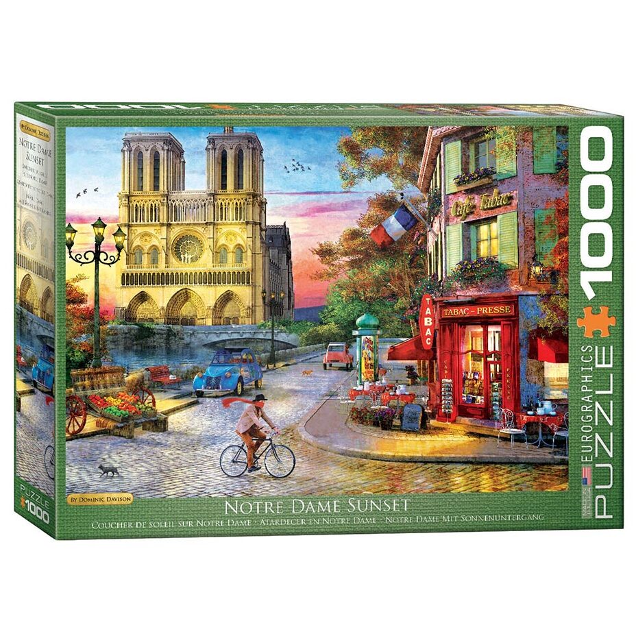 628136655309 Dėlionė Notre Dame saulėlydis. Dominic Davison 1000