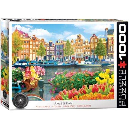 Dėlionė Amsterdamas, Nyderlandai. 1000 detalių