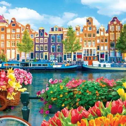 Dėlionė Amsterdamas, Nyderlandai. 1000 detalių