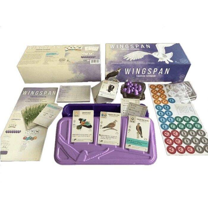 Stalo žaidimo Wingspan papildymas. 1-5 žaidėjai