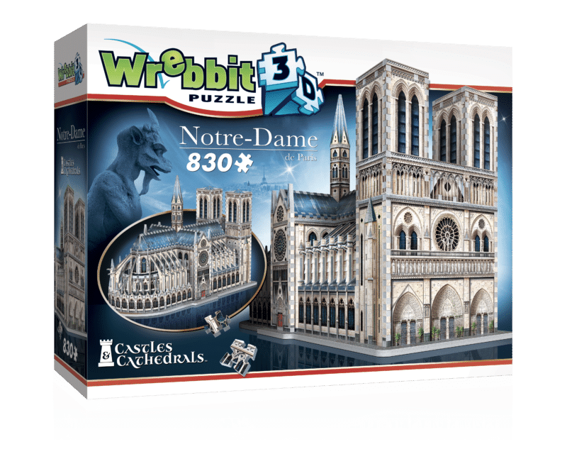 3D Dėlionė Notre-Dame de Paris katedra 830 detalių - Image 7