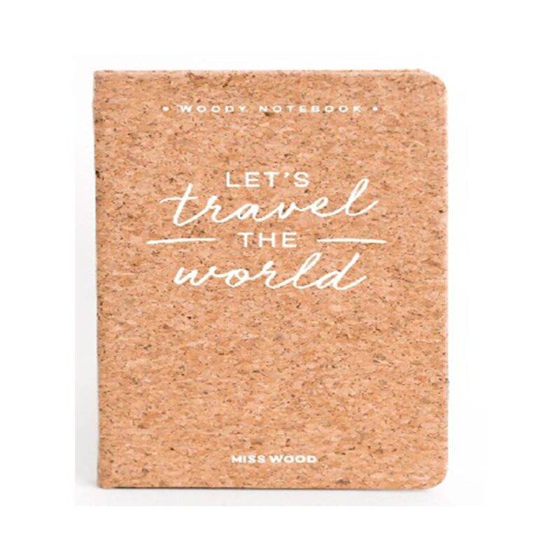 Knygelė užrašams kamštinė A6"Let's Travel" - Image 5