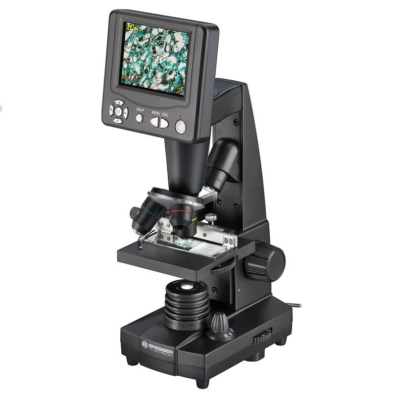 Mikroskopas 40x - 1600x su LCD ekranu, 5 metų garantija
