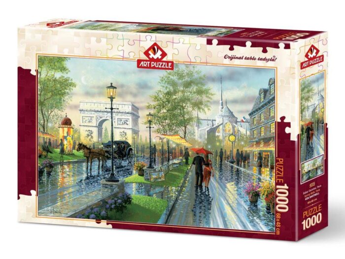 Dėlionė "Pavasarinis pasivaikščiojimas, Paryžius" 1000d. - Image 3