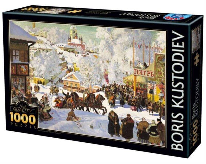 Dėlionė "Boris Kustodiev - Maslenitsa (Užgavenės)" 1000d. - Image 3