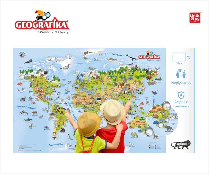 Mokomasis stalo žaidimas Geografika - Tyrinėk Pasaulį lietuvių kalba 4+ - Image 4