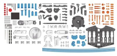Konstruktorius Hidraulinė roboto ranka 229 detalės