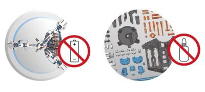 Konstruktorius Hidraulinė roboto ranka 229 detalės