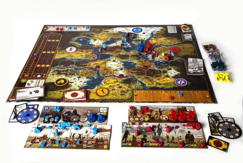 Stalo žaidimas Scythe 1-5 žaidėjai