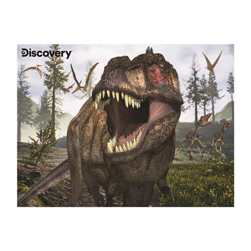 Discovery 3D dėlionė Dinozauras T-REX. Dėlionė su figūrėlėmis 100 detalių - Image 2