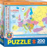 Dėlionė Europos žemėlapis 200 detalių