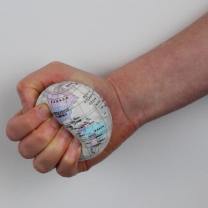 Antistresinis kamuolys - gaublys „World Vintage“ 7,5cm