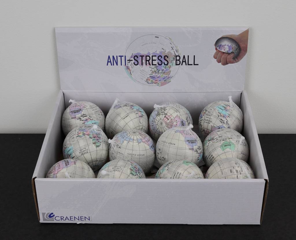 Antistresinis kamuolys - gaublys „World Vintage“ 7,5cm