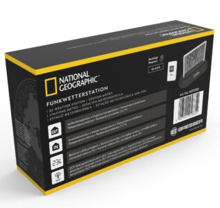 Orų stotelė su laikrodžiu (Meteorologinė Stotelė) National 14 x 10.5 x 5 cm