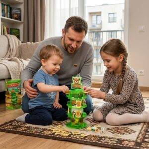 Stalo žaidimas Pelyčių balanso bokštas
