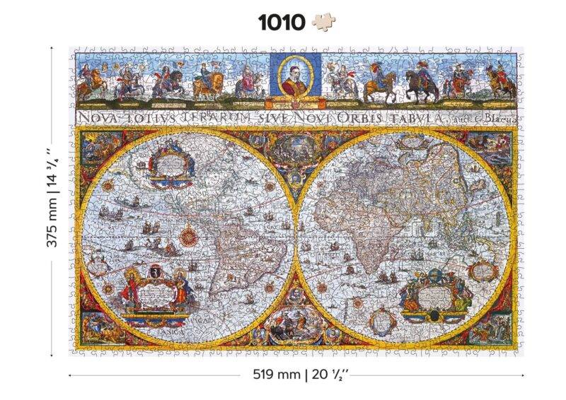 Medinė dėlionė „Nova Terrarum žemėlapis“, 505 detalių - Image 8