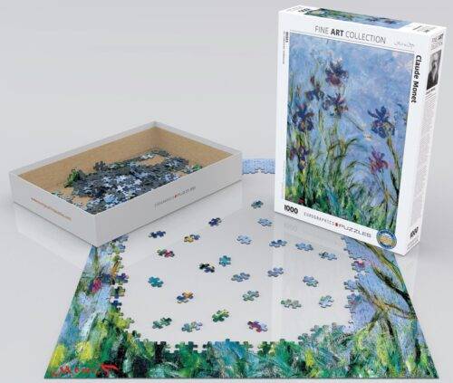 Dėlionė Irisai Claude Monet 1000 detalių